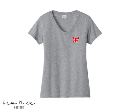 FW 12U Logo- Ladies V-Neck