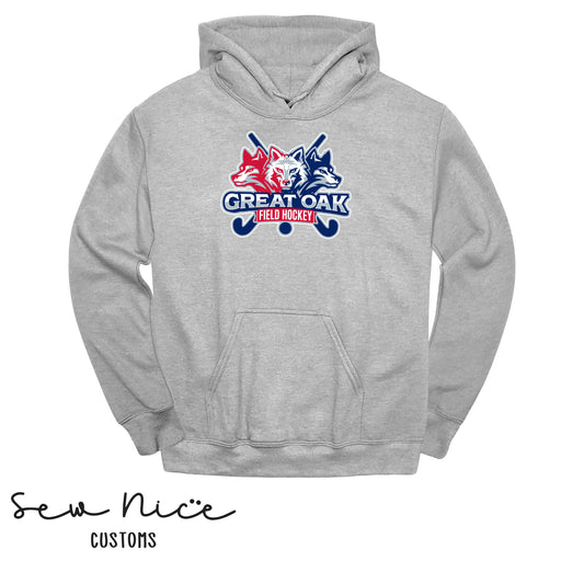 GO Wolfpack Field Hockey Unisex Adult/Youth Hoodie