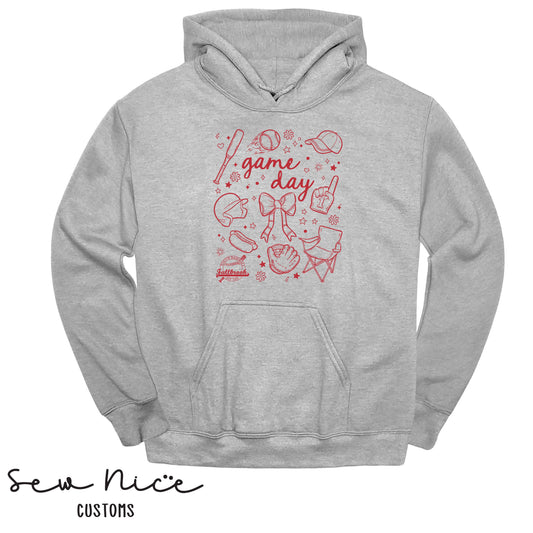FYB Doodle Game Day- Unisex Cotton Hoodie