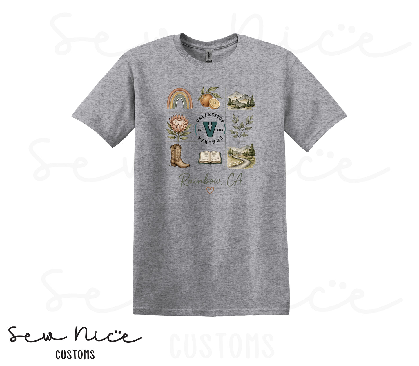 Rainbow Collage- Unisex T-Shirt