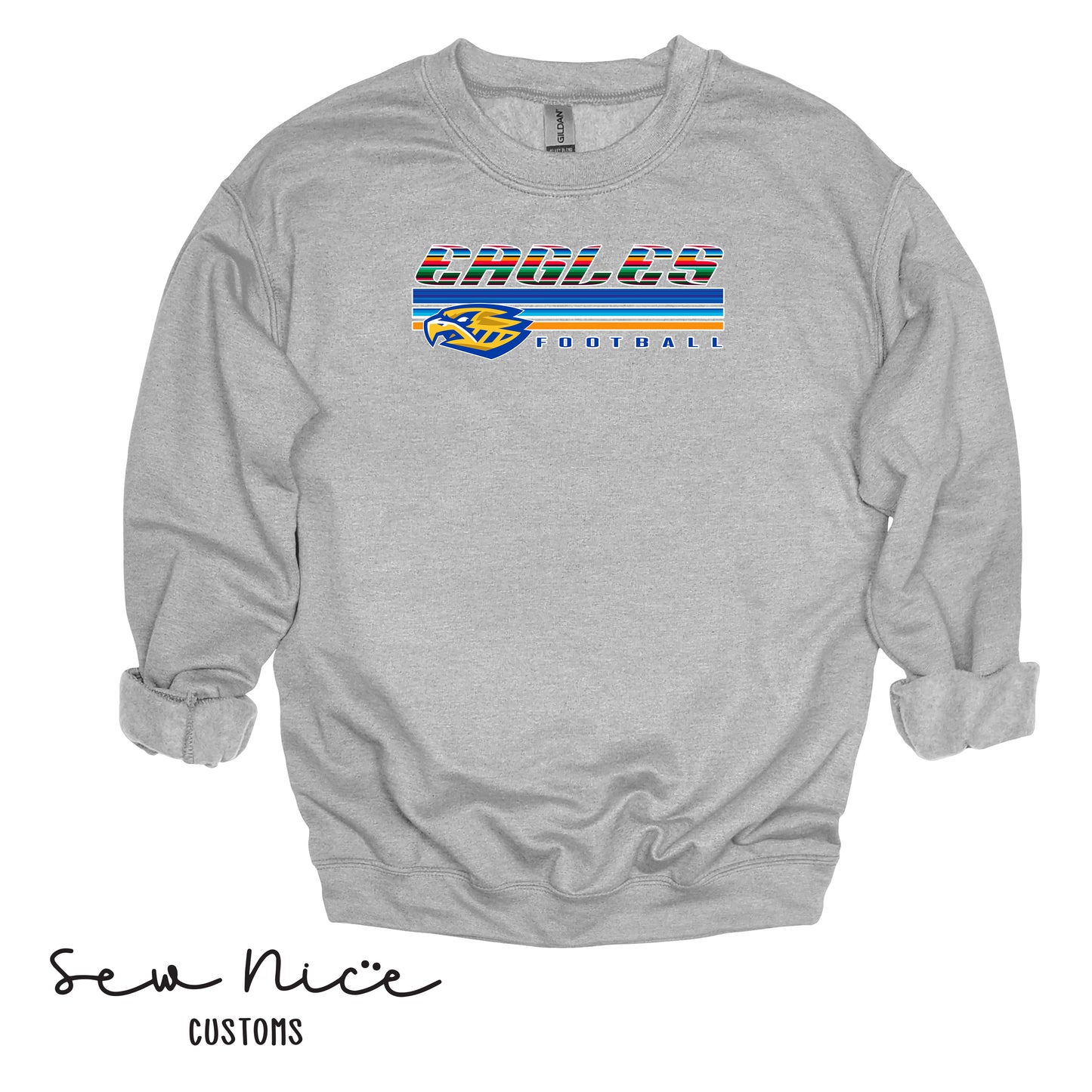 SP Serape Eagles Crewneck Sweatshirt