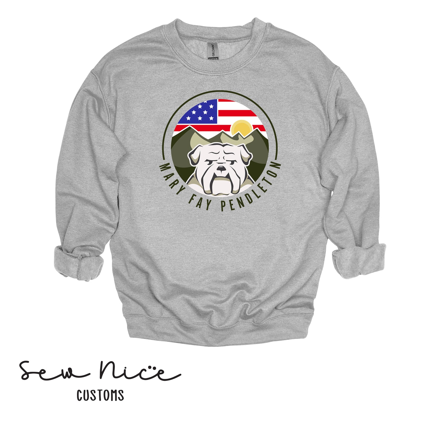 YOUTH-Mary Fay Logo Crewneck