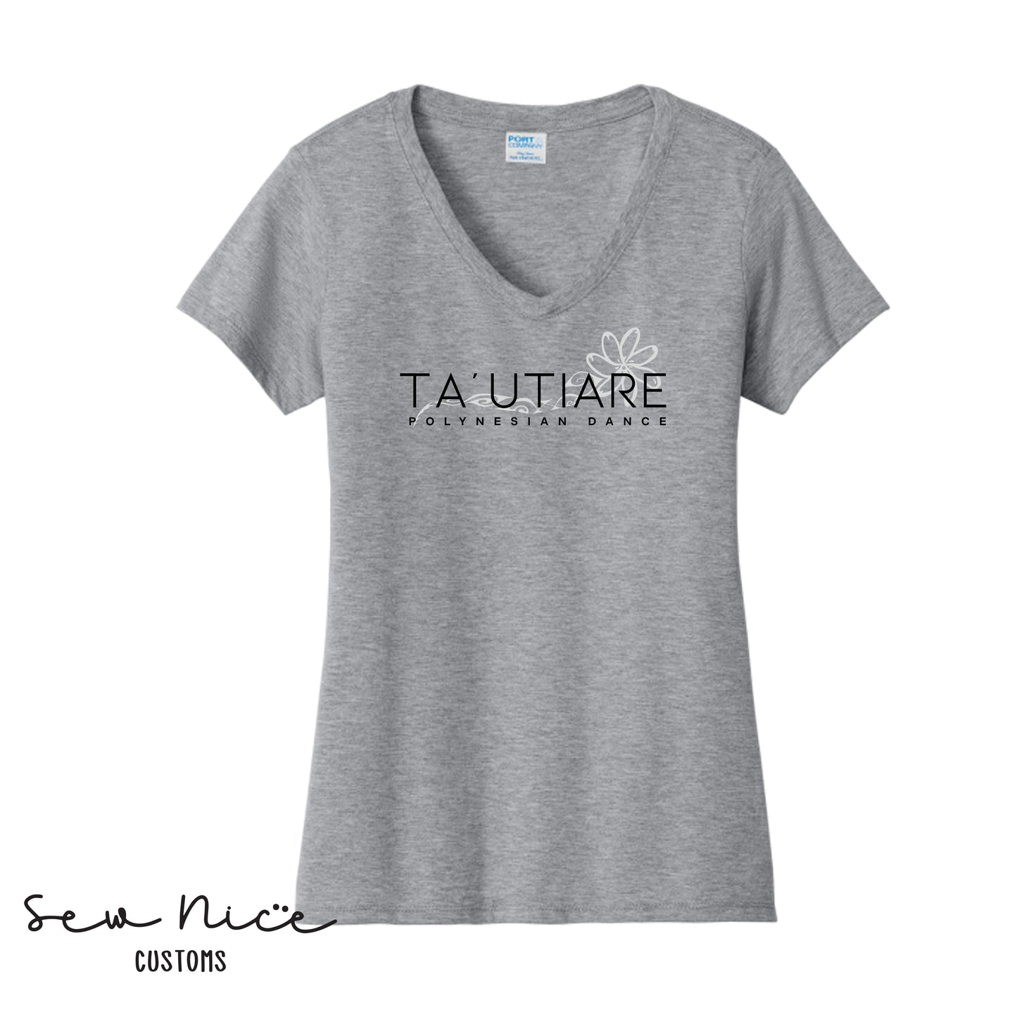 Ta'utiare -Ladies V-Neck Shirt