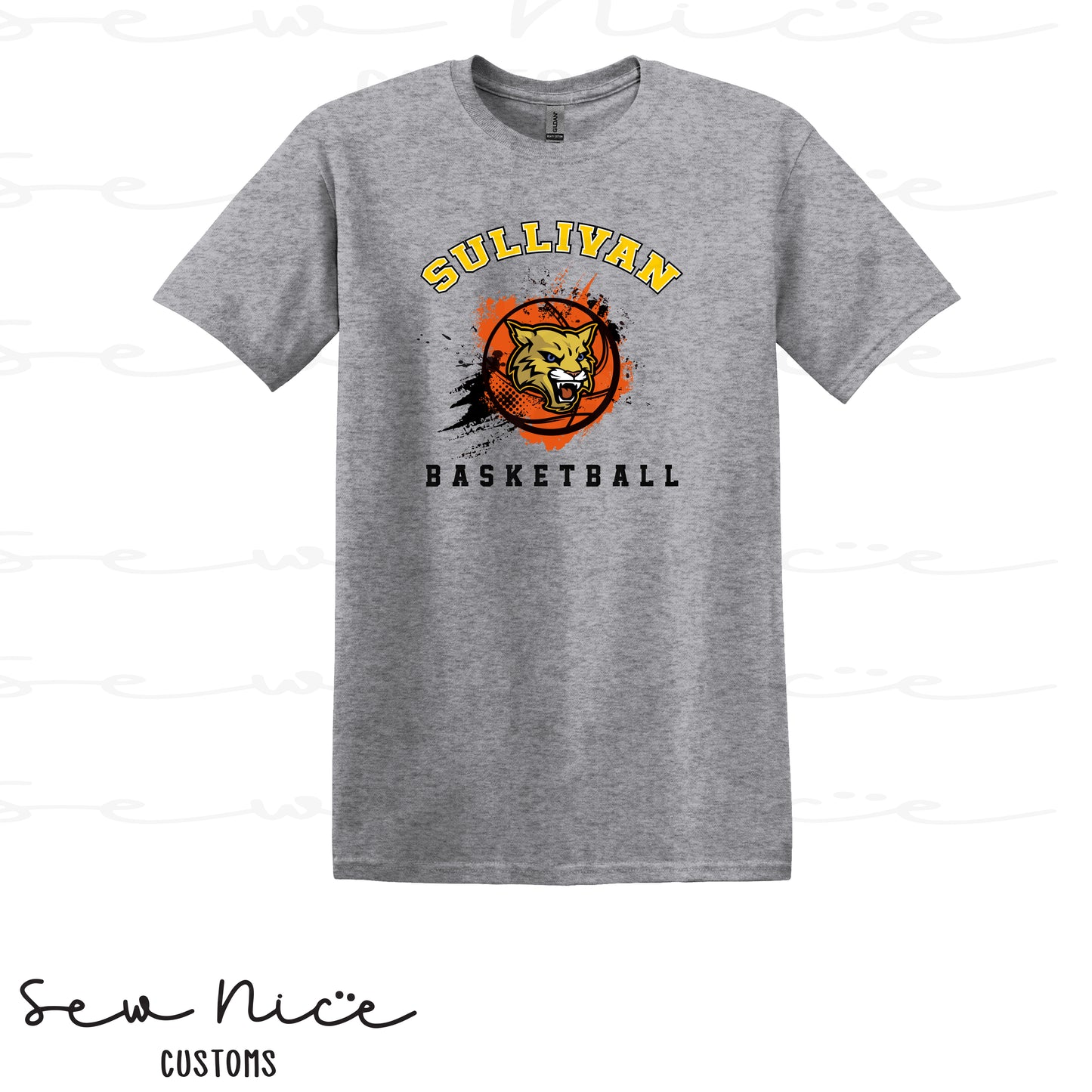 Splatter Sullivan Basketball- Unisex Adult/Youth T-Shirt