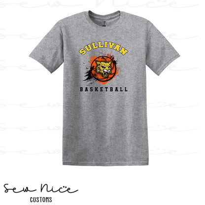 Splatter Sullivan Basketball- Unisex Adult/Youth T-Shirt