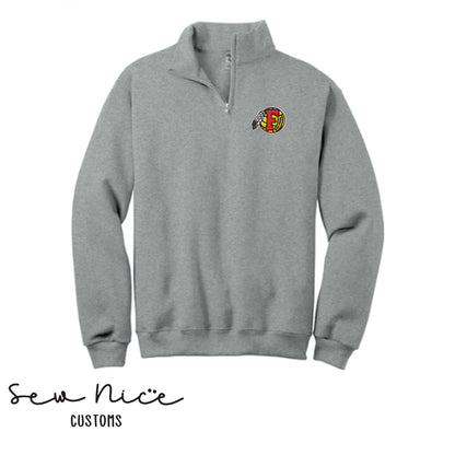 Embroidered FHS Water Polo- Unisex Adult 1/4 Zip Sweatshirt