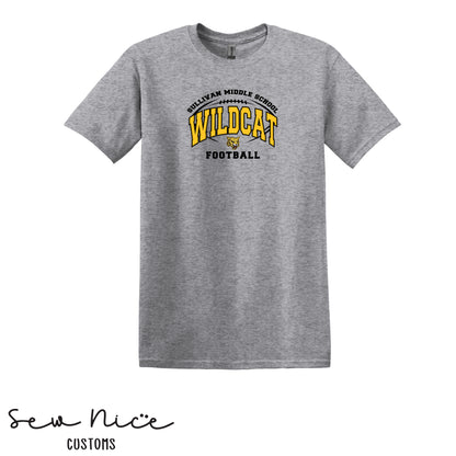 Sullivan Wildcat Football- Unisex Adult/Youth T-Shirt