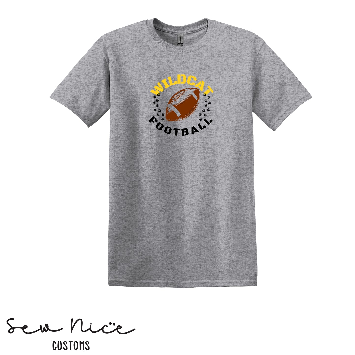 Sullivan Football Paw Print - Unisex Adult/Youth T-Shirt