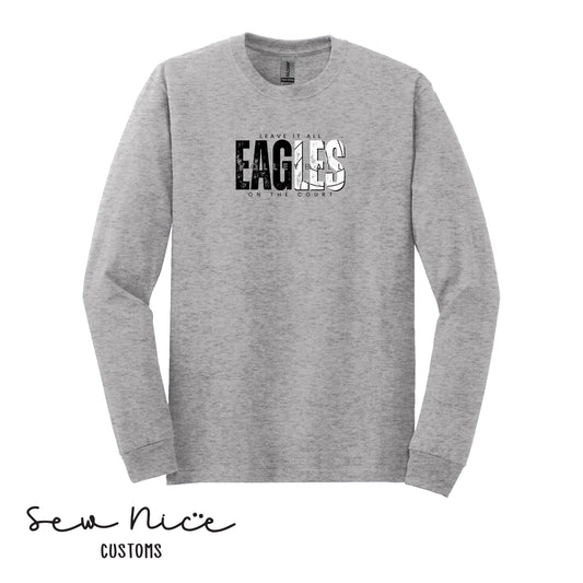 SP Eagles Volleyball- Leave It All On The Court- Adult/Youth Unisex Long Sleeve Shirt