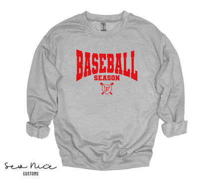 Baseball Season- Unisex Adult/Youth Crewneck Sweatshirt