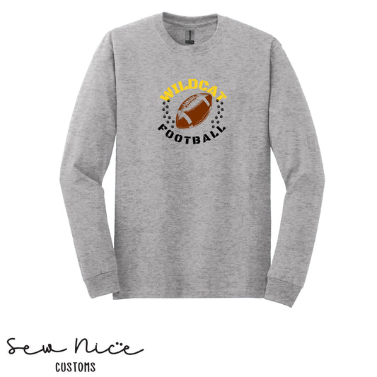 Sullivan Football Paw Prints- Unisex Adult/Youth Long Sleeve Shirt
