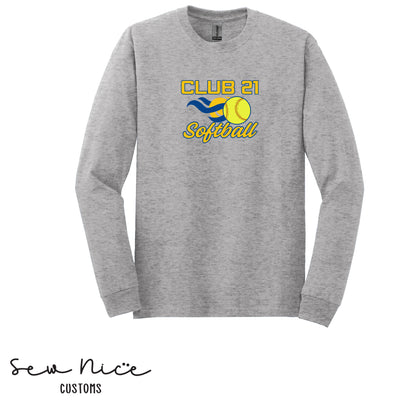 Clu 21 Softball- Unisex Adult/Youth Long Sleeve Shirt
