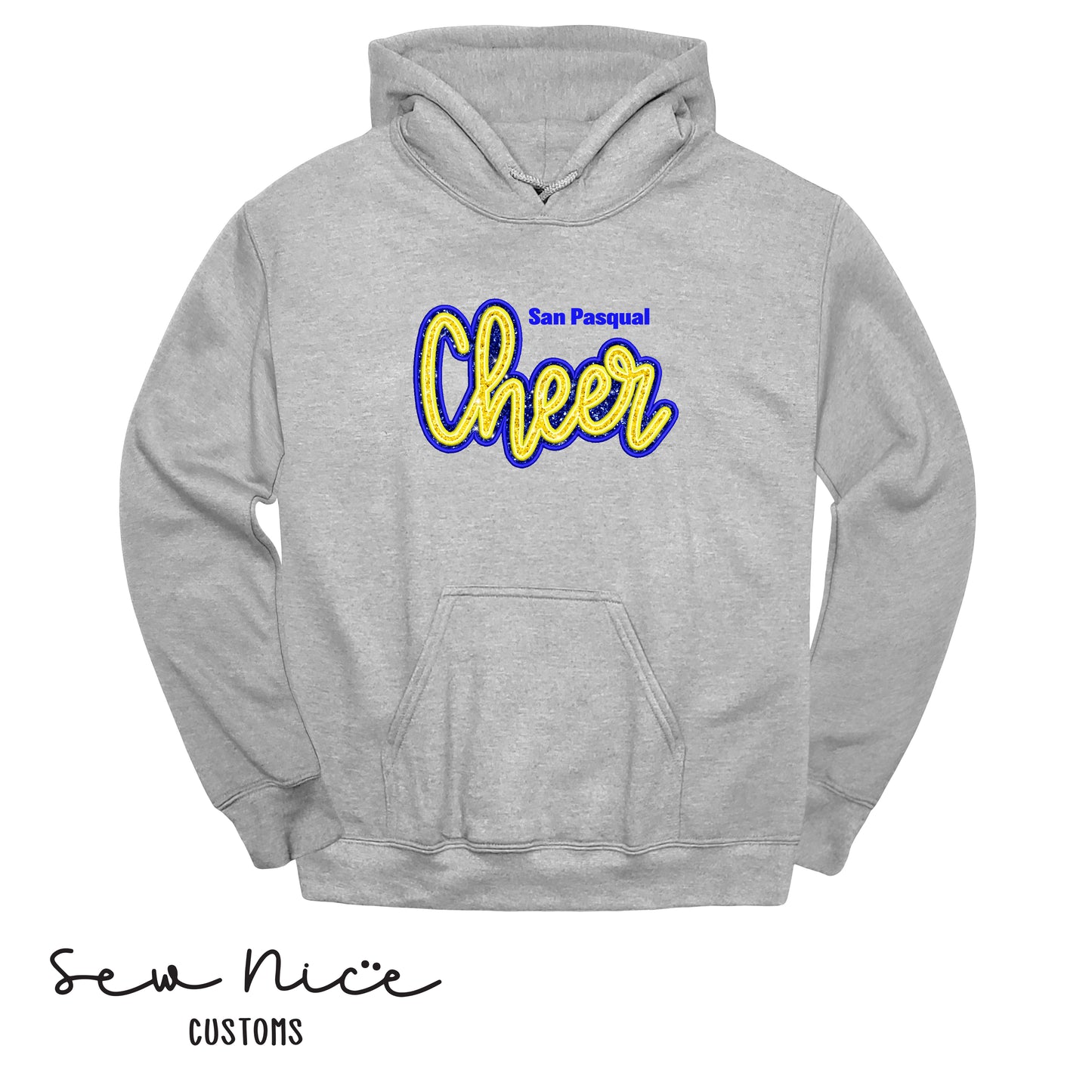SP Cheer Embroidered Applique-Unisex Adult/Youth Hoodie