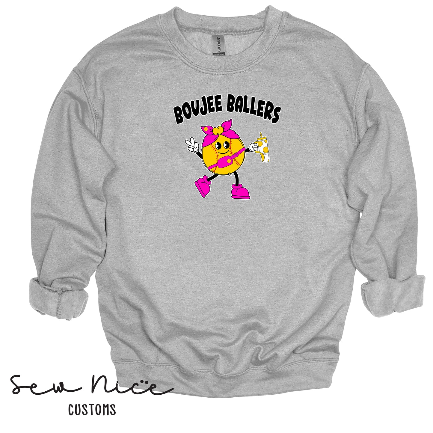 Boujee Ballers- Unisex Adult/Youth Crewneck Sweatshirt