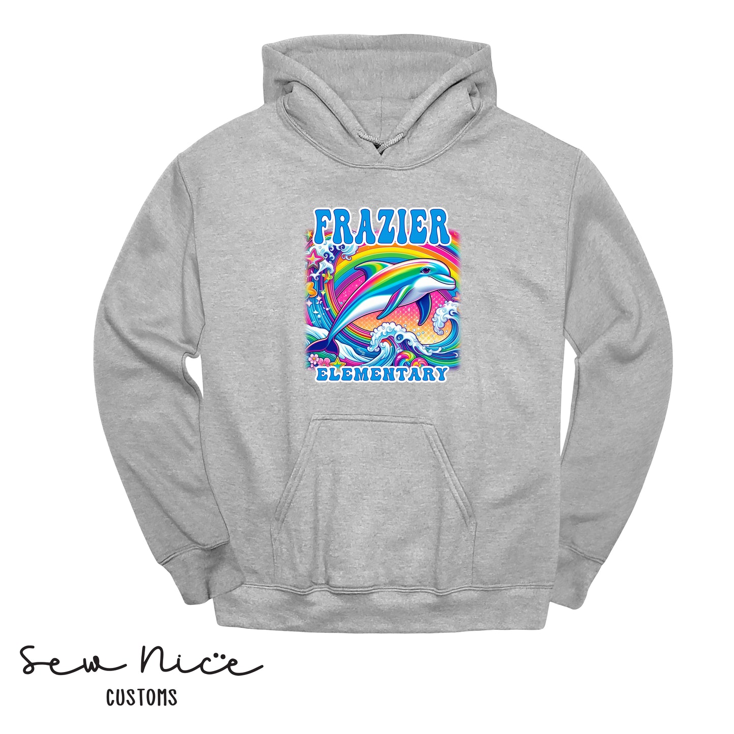 Frazier- LISA FRANK Design- Unisex Adult/Youth Hoodie