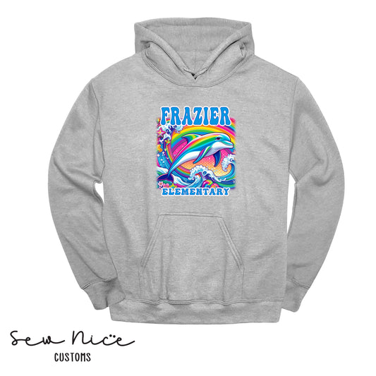 Frazier- LISA FRANK Design- Unisex Adult/Youth Hoodie