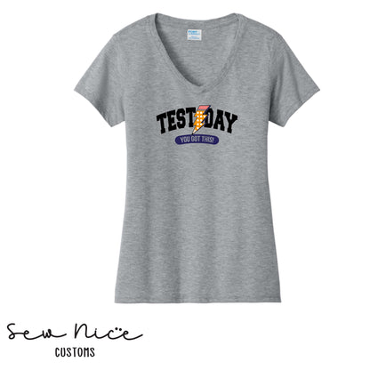 Test Day- Ladies V-Neck (Mary Fay)