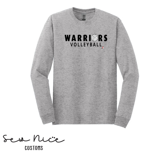 Warriors Ball Volleyball -Unisex Adult/Youth Long Sleeve Shirt