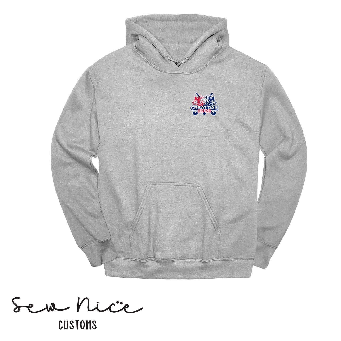 GO Wolfpack Field Hockey Unisex Adult/Youth Hoodie