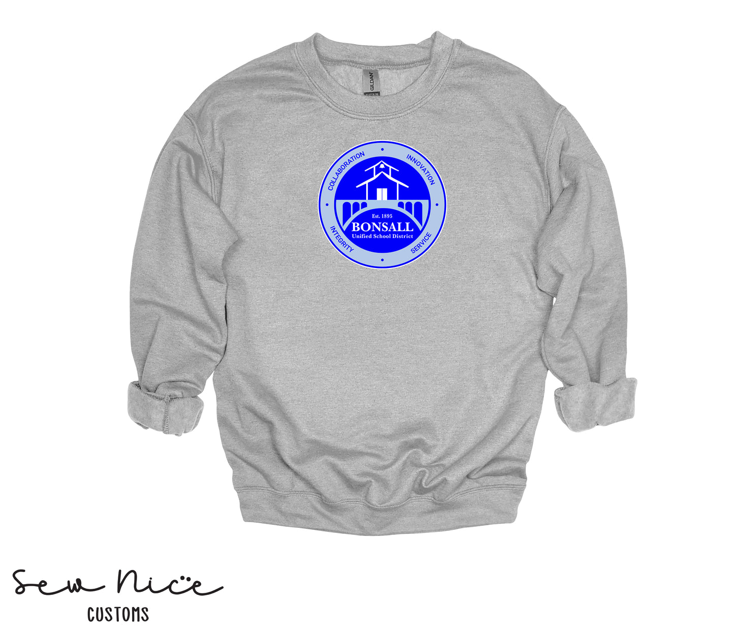 Bonsall District Logo-Unisex Adult Crewneck
