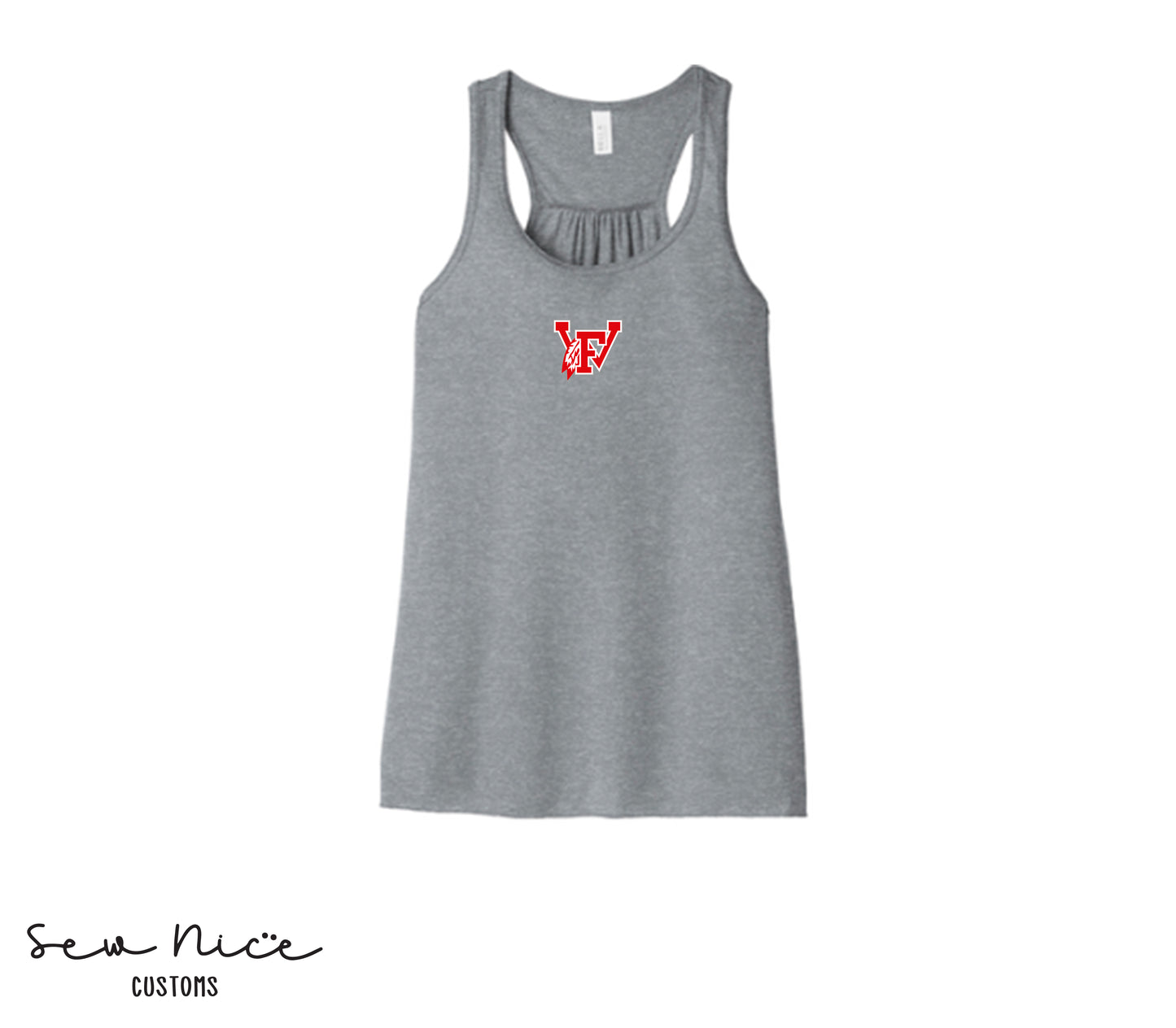 FW 12u Logo- Ladies Flowy Bella Canvas Tank Top