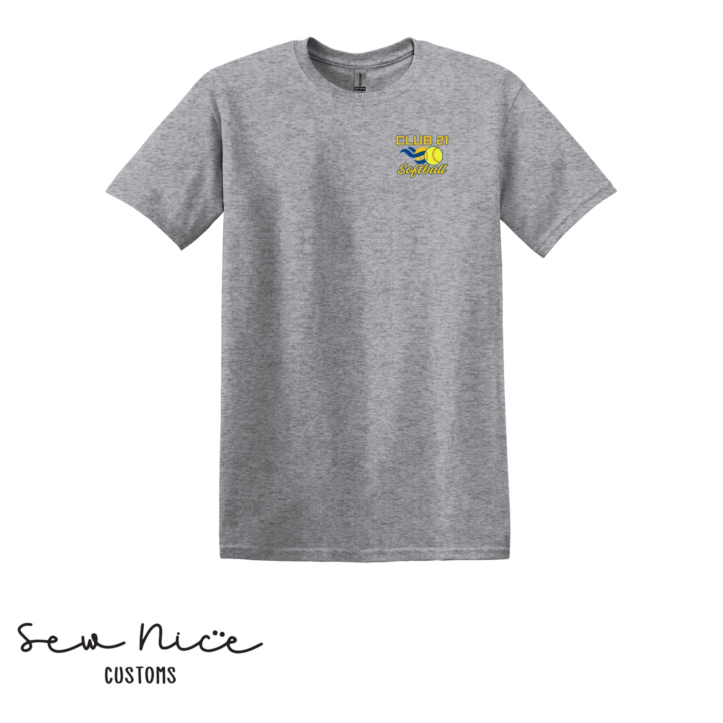 Club 21 Softball- Unisex Adult/Youth T-Shirt