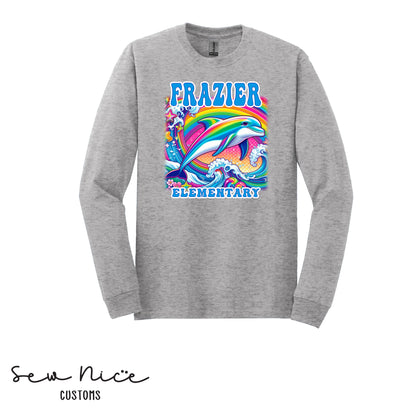 Frazier-LISA FRANK Design- Unisex Long Sleeve Shirt