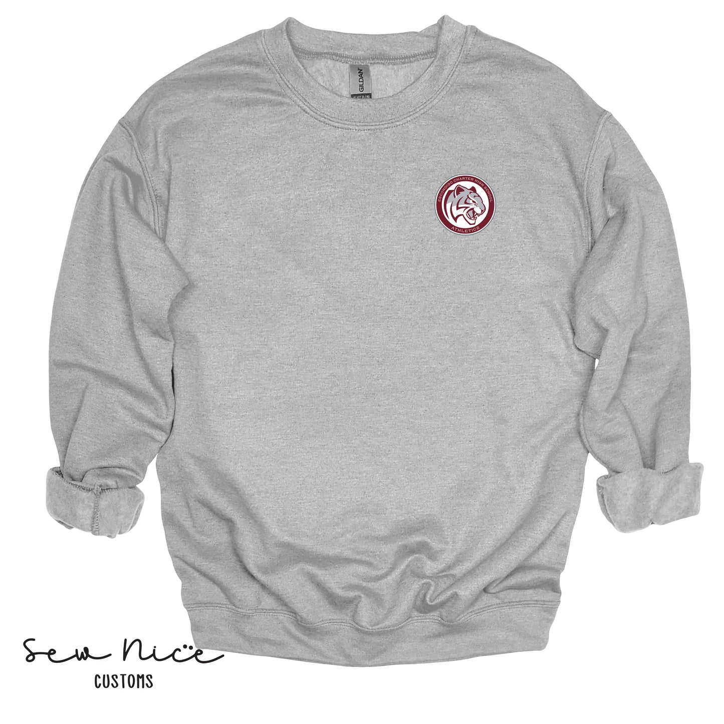 ECHS Athletics Logo- Unisex Adult/Youth Crewneck Sweatshirt