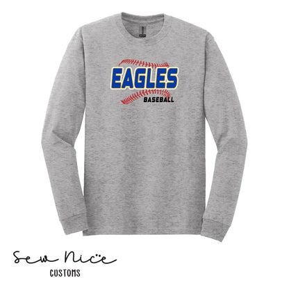 EAGLES Seam Design- Unisex Adult/Youth Long Sleeve Shirt