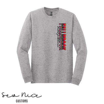 Fallbrook Serape Side Design-Unisex Adult/Youth Long Sleeve Shirt