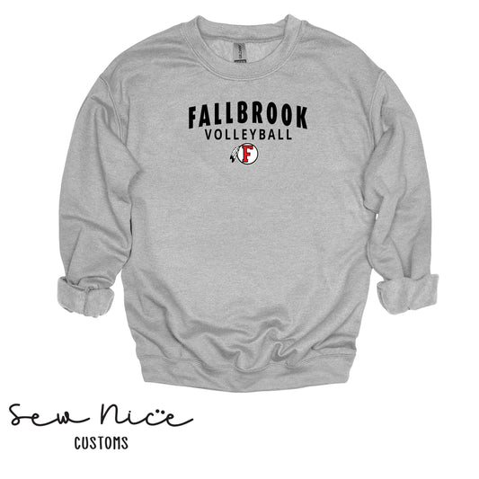 Fallbrook Arch Volleyball - Unisex Crewneck Sweatshirt