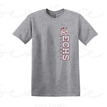 ECHS Softball- Unisex Adult/Youth T-Shirt