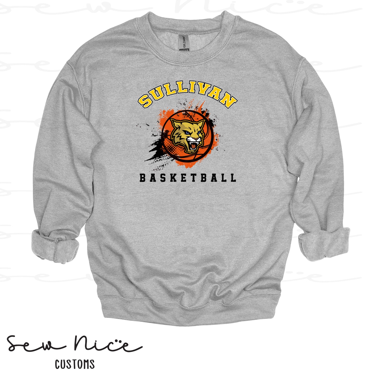 Splatter Sullivan Basketball- Unisex Adult/Youth Crewneck
