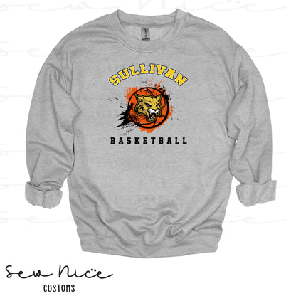 Splatter Sullivan Basketball- Unisex Adult/Youth Crewneck