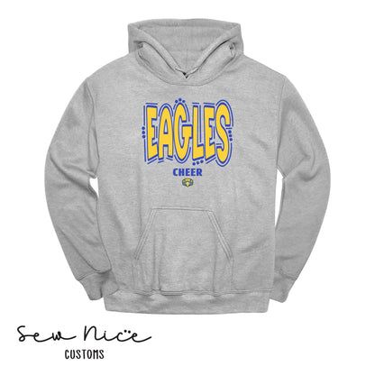 Eagles Doodle Cheer- Unisex Adult/Youth Hoodie