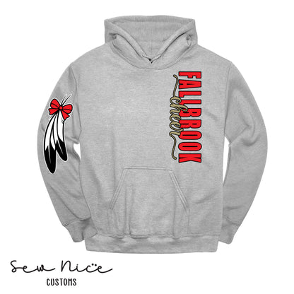 Fallbrook Cheer- Side Design- Adult/Youth Hoodie- FPW CHEER