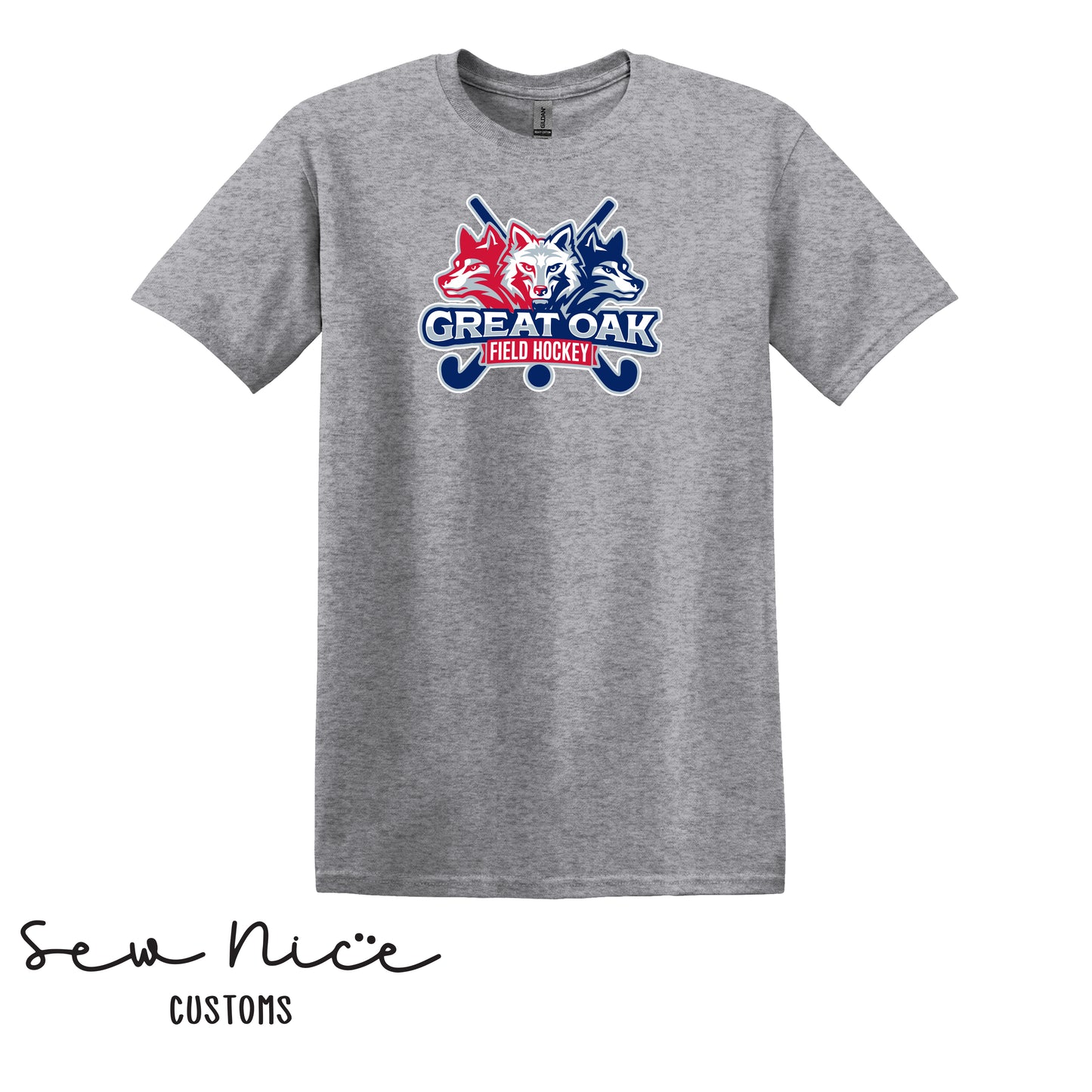 GO Wolf Pack Field Hockey Unisex Adult/Youth T-Shirt