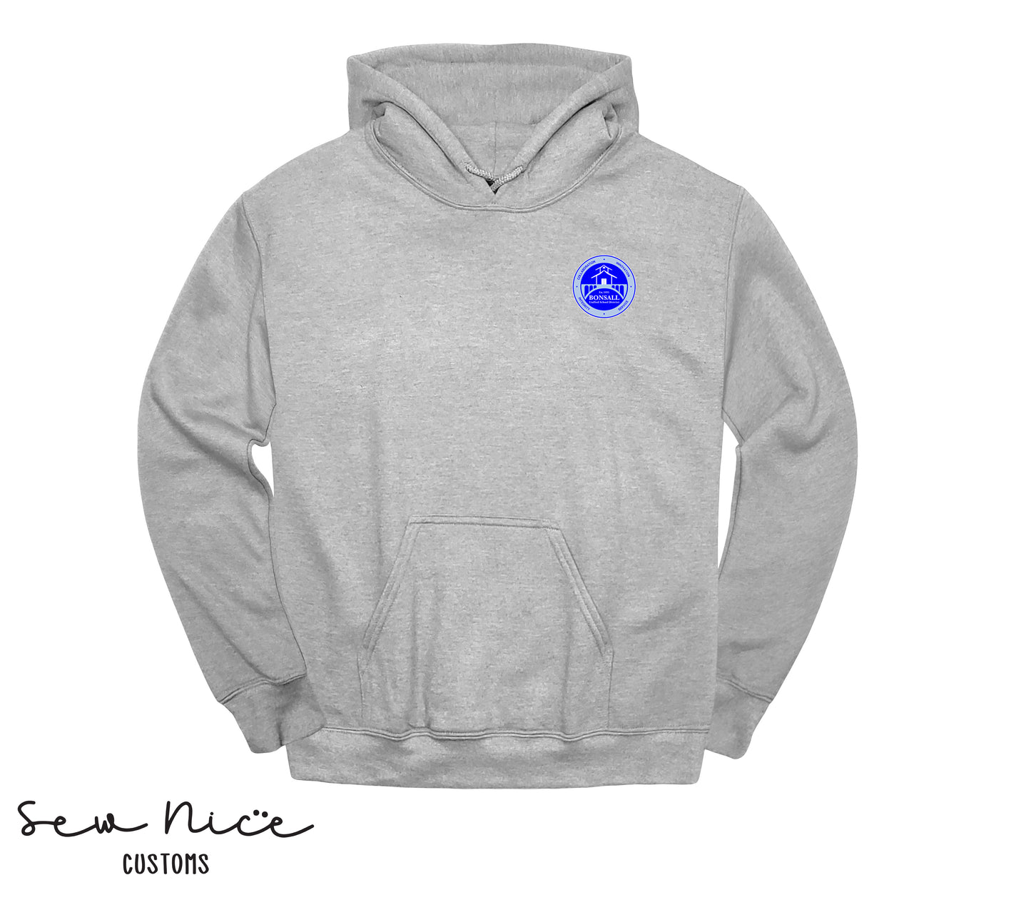 Bonsall District Logo Unisex Adult Hoodie