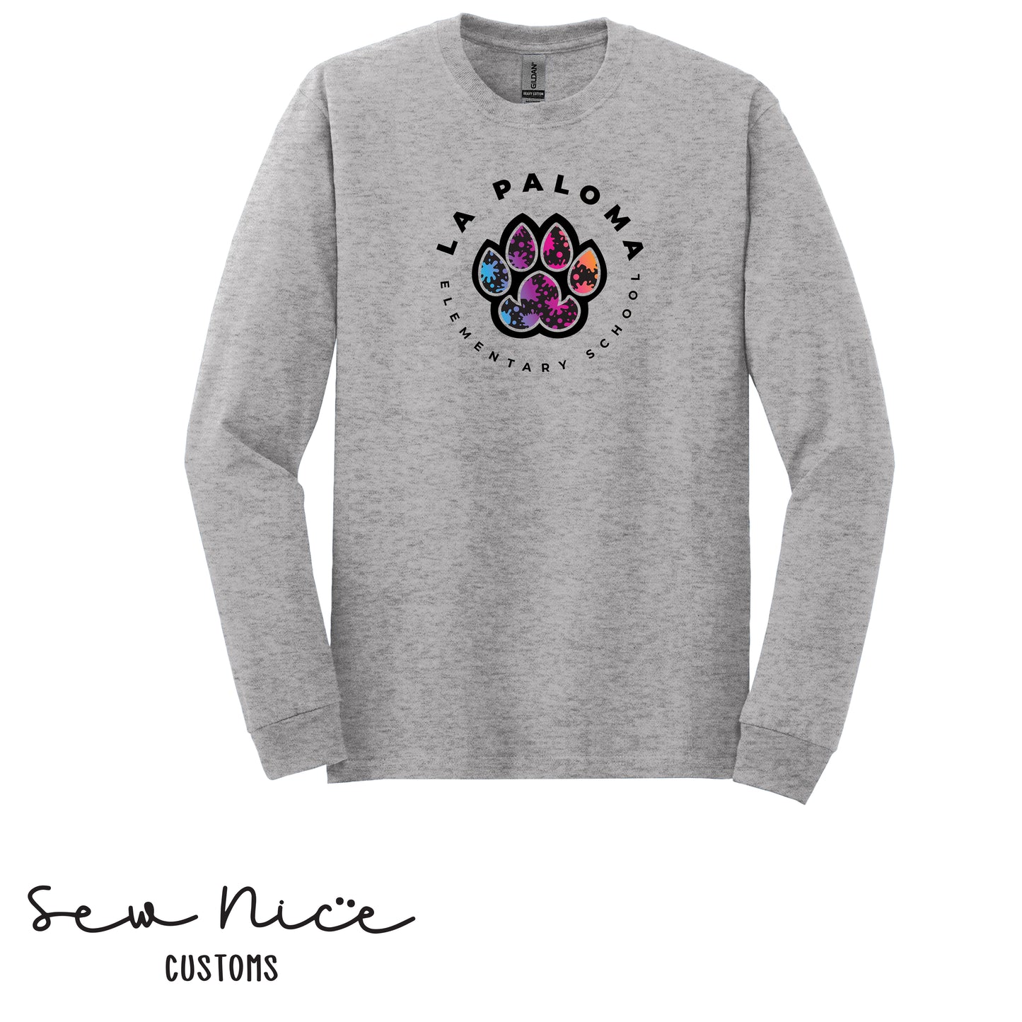 La Paloma PAINT SPLATTER- Unisex Adult/Youth Long Sleeve Shirt