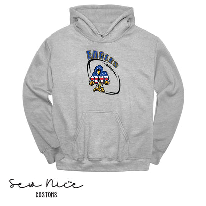 SP Eagles American Flag Robe- Unisex Adult/Youth Hoodie