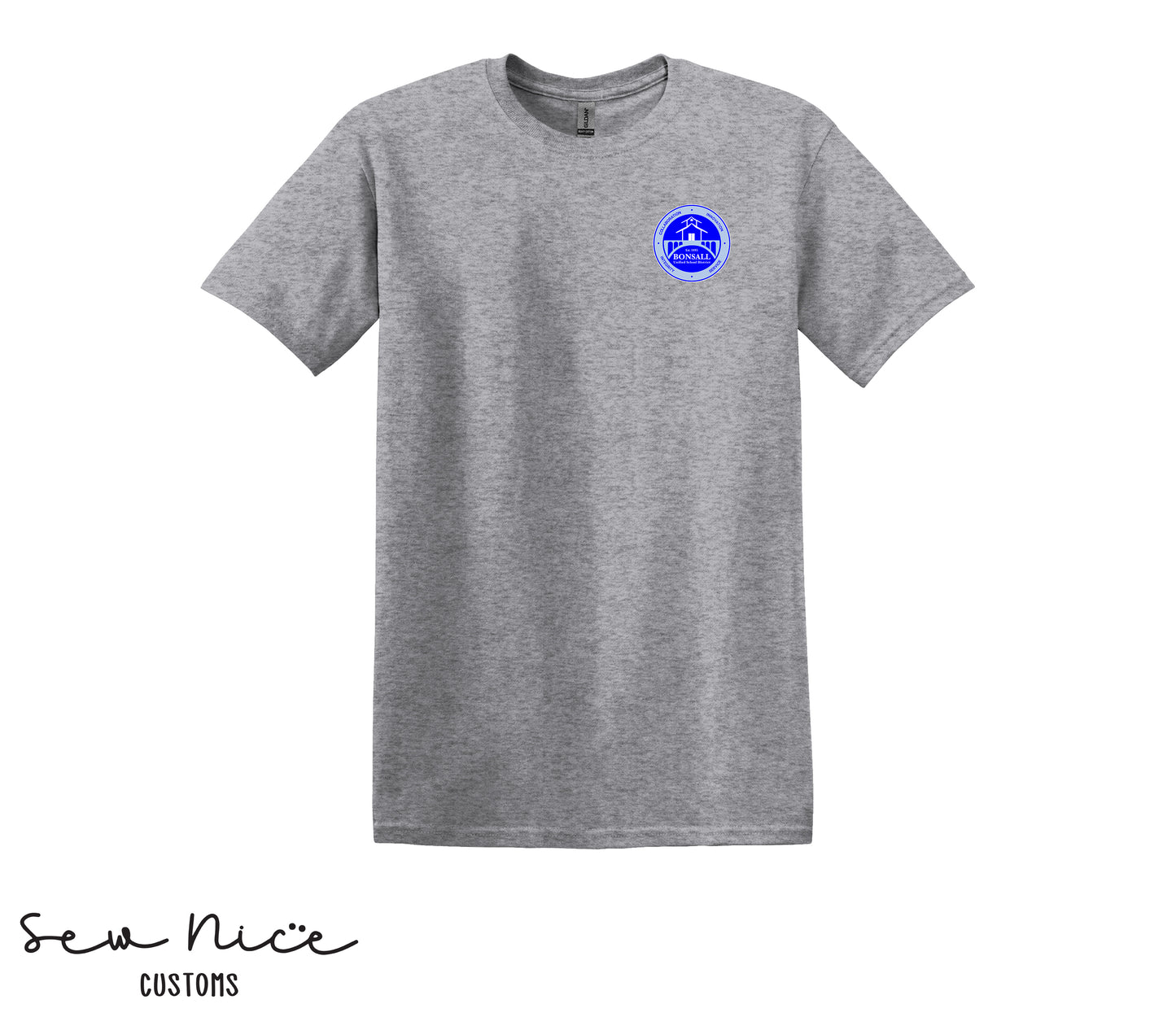 Bonsall District Logo- Unisex Adult T-Shirt