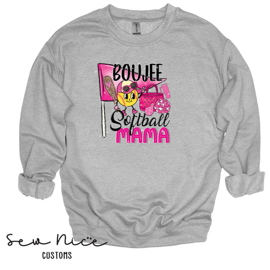 Boujee Mama- Unisex Crewneck Sweatshirt