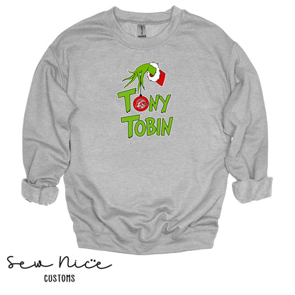 Tony Tobin Grinch-Unisex Adult/Youth Crewneck Sweatshirt