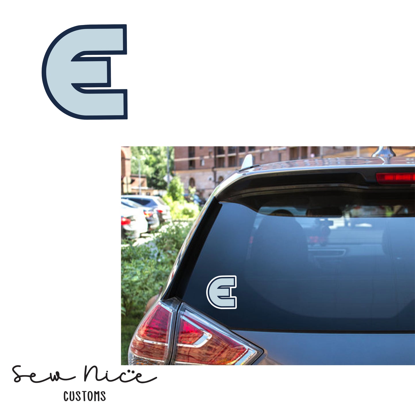 Elevate Baseball Car Decals