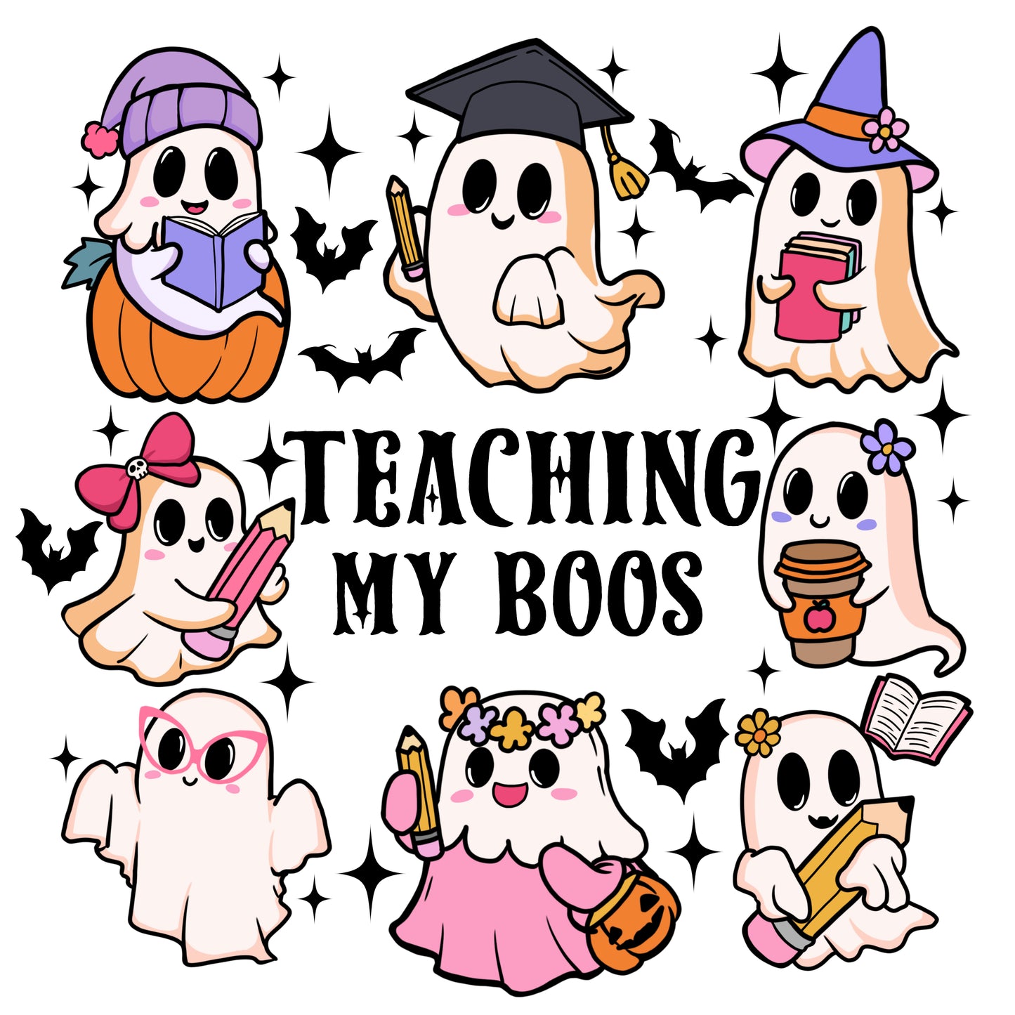 Teaching My Boos - ADULT Teacher Shirt