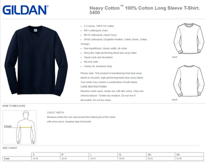 Fallbrook 4-H- ADULT Unisex Long Sleeve Shirt- Front Design