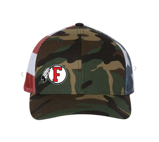 Fallbrook American Flag Trucker Hats