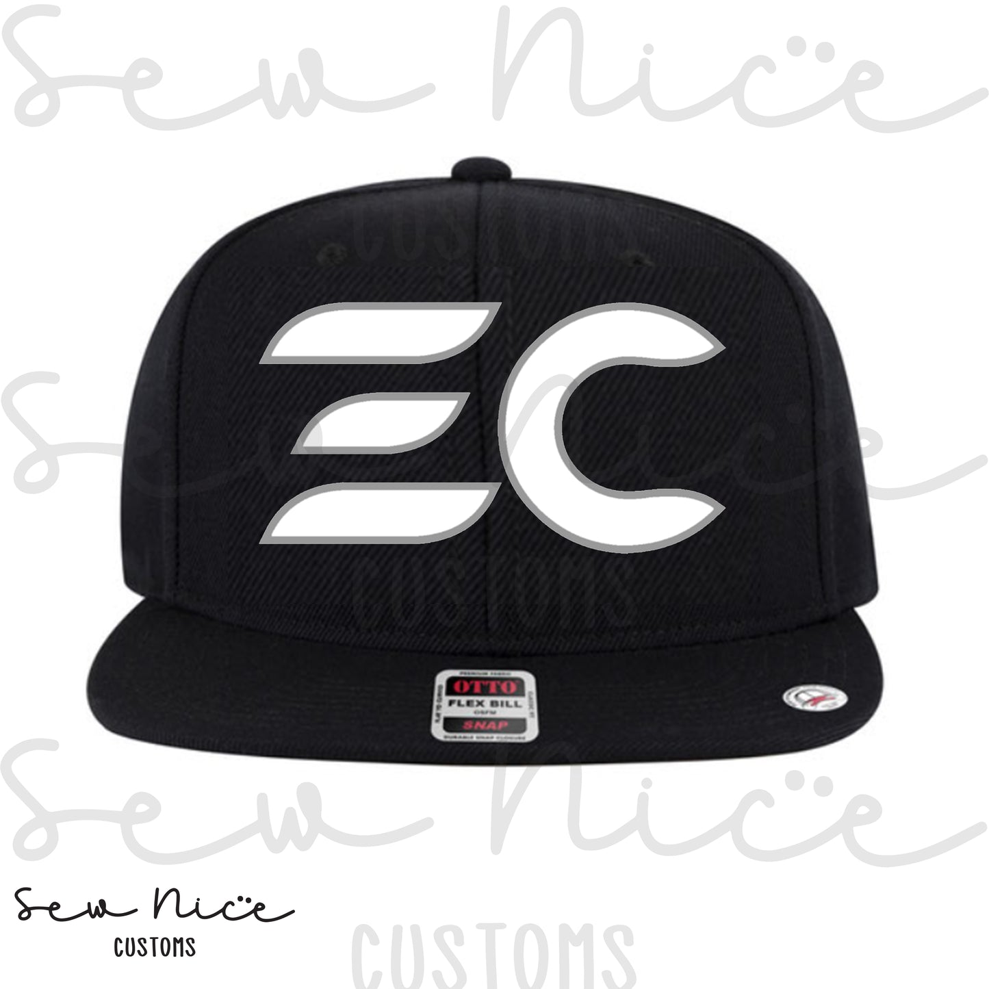EC Embroidered Wool/Flat Bill Hat (Softball)