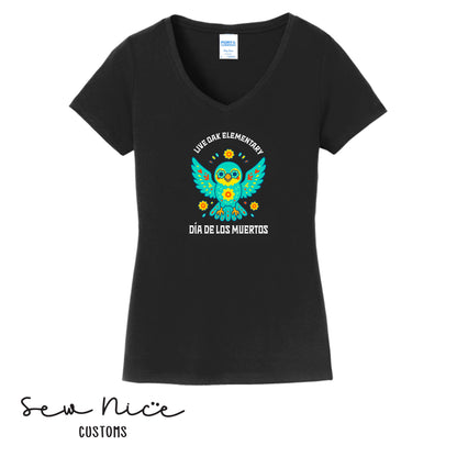 Live Oak- Day of the Dead- Ladies V-Neck Shirt