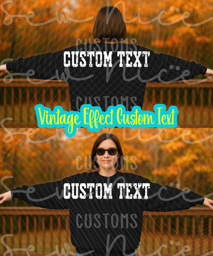 SP BASEBALL-Custom Shoulder Print - Adult/Youth Unisex Crewneck Sweatshirt